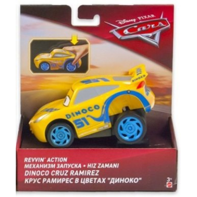 Disney Pixar Cars revvin' action Dinoco Cruz Ramirez