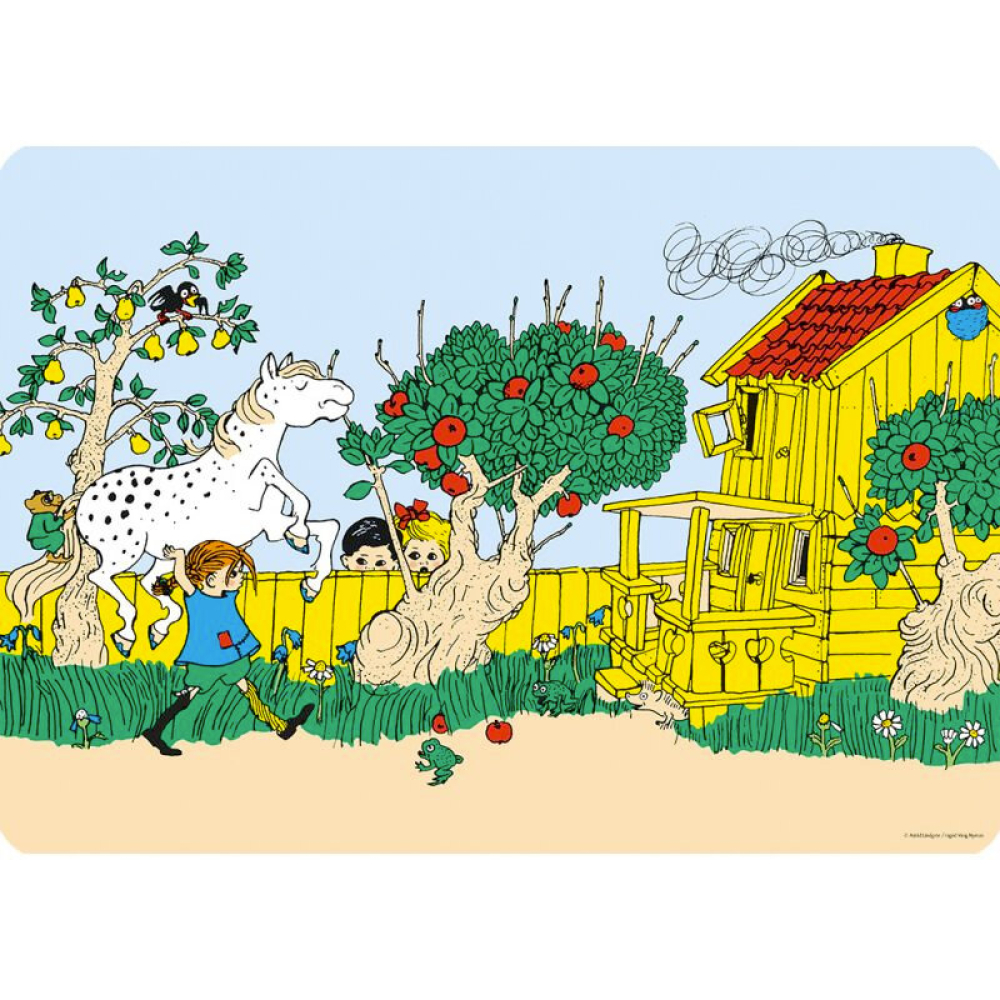 Pippi Langkous onderlegger 42 x 30 cm