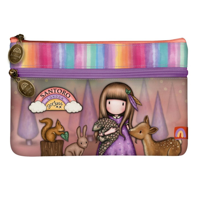 Gorjuss Be Kind – Trousse avec Compartiment – Be Kind To All Creatures