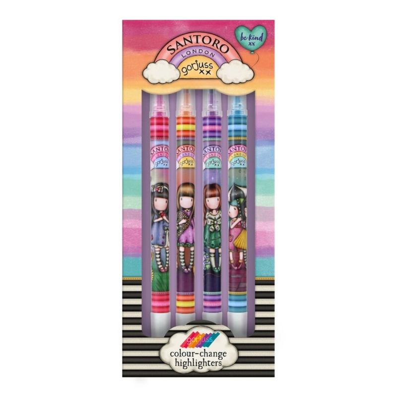 Gorjuss – Soft Touch Pennen Set – Elements (4-delig)