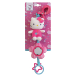 Hello kitty baby Activiteiten pluche met clip om op te hangen +/- 42cm