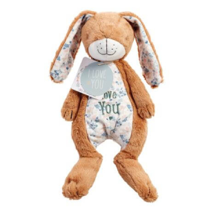 Livret Devine combien je t'aime Baby peluche Petit Lièvre Brun 30 cm