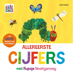 Rupsje Nooitgenoeg - Allereerste Cijfers met Rupsje Nooitgenoeg flapjesboek