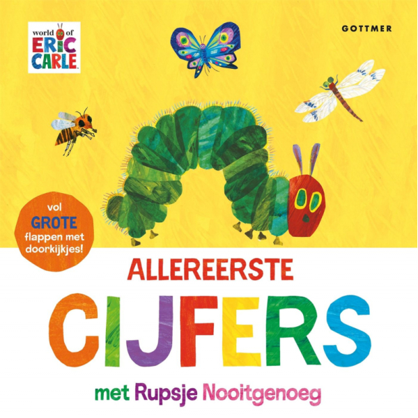 Rupsje Nooitgenoeg - Allereerste Cijfers met Rupsje Nooitgenoeg flapjesboek