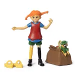 Pippi Longstocking – Accessory set figures Pippi and Mr Nilsson