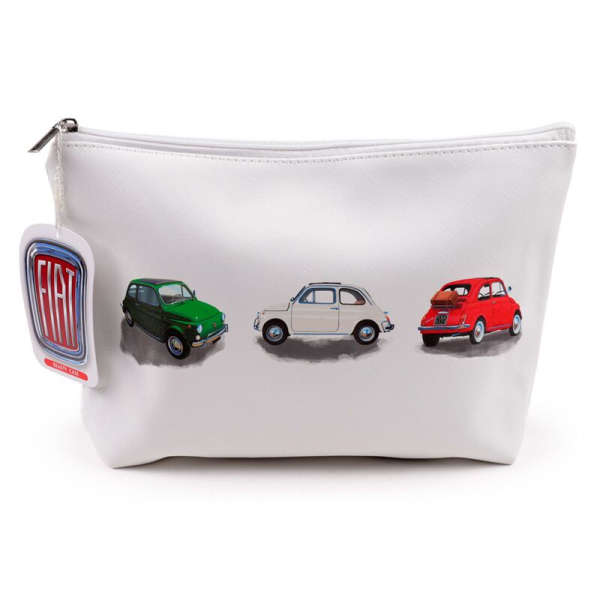 Fiat 500 PVC large toiletry bag