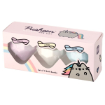 Pusheen – Coffret de 3 Boules de Bain (Cerise, Citron, Vanille)