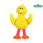 Sesamstraat – Big Bird knuffel 37 cm – zachte pluche – officiële licentie