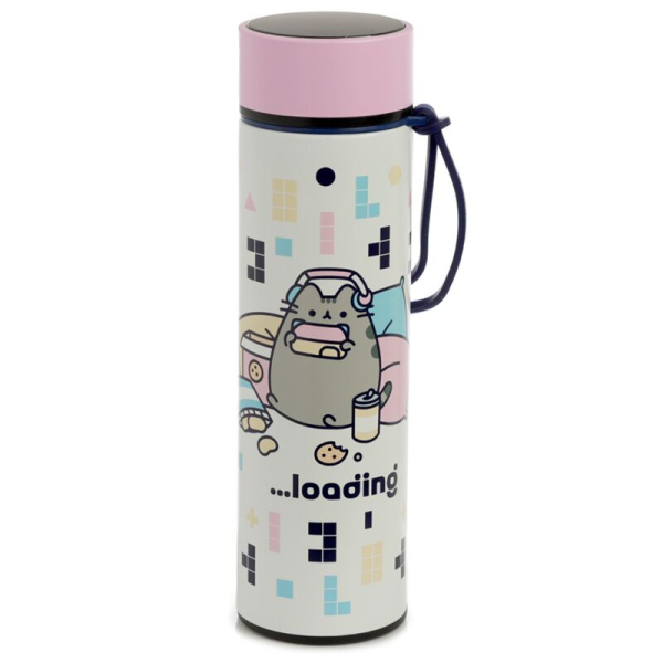 Pusheen Kat Gaming Thermosfles 450ml met Thermometer