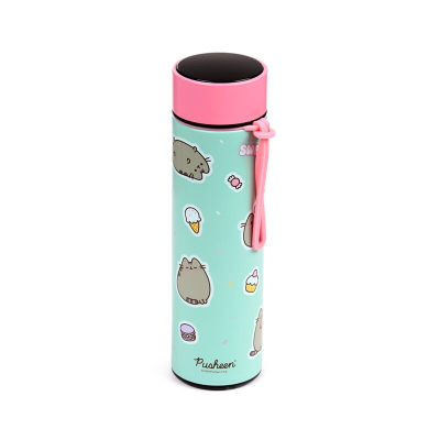 bouteille isotherme Pusheen le Chat Sweets 450 ml avec thermomètre digital