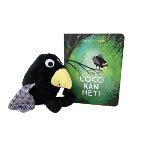 Coco kan het! - Kartonboekje met pluchen Coco (Nederlandstalige versie)