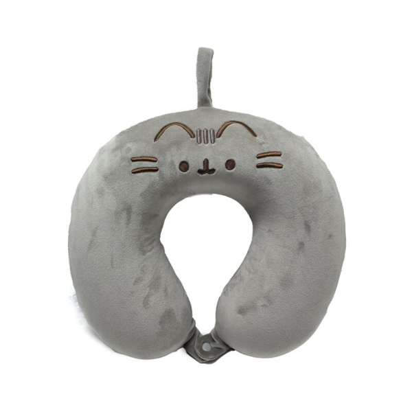Coussin de Voyage Pusheen – Relaxeazzz Mousse Mémoire en Peluche