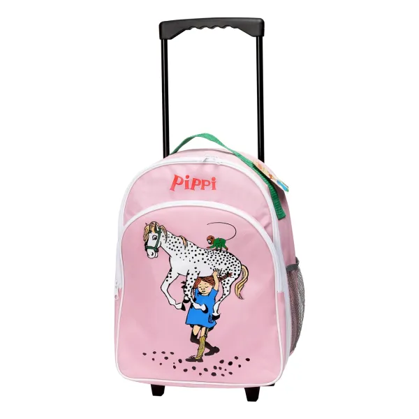 Pippi Langkous roze trolley reistas voor kinderen