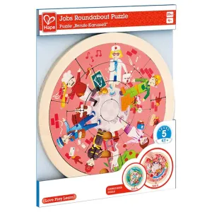 Hape Puzzle Carousel Métiers