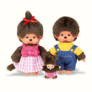 Monchhichi Familie Set