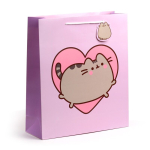 grand sac cadeau Pusheen le Chat Cœur – XL