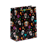 large Día de los Muertos gift bag