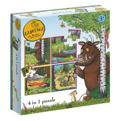 Gruffalo 4-in-1 puzzel