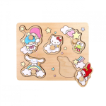 Hello Kitty wooden knob puzzle