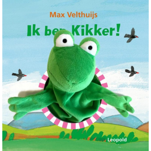 Ik ben Kikker! boek + Handpop