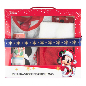 Mickey Mouse Pyjama + kerstsok kerst geschenkset mt 8 jaar