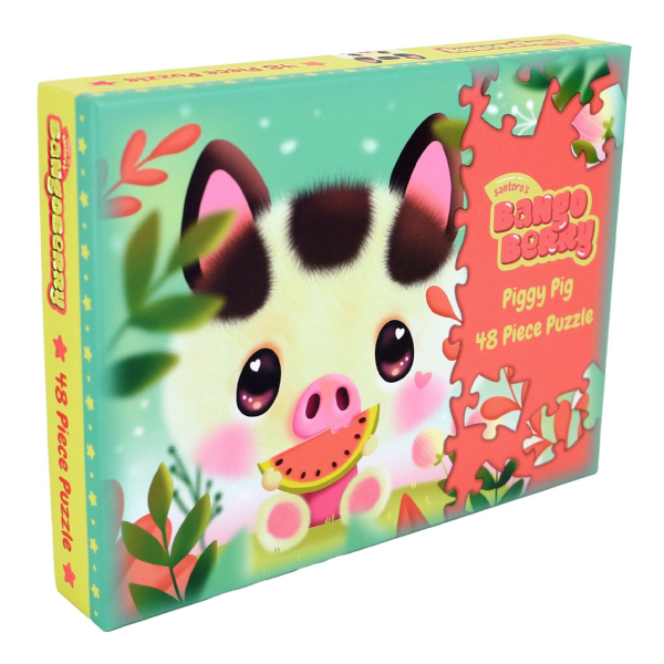 Bangoberry – Legpuzzel 48 Stukjes – Piggy Pig