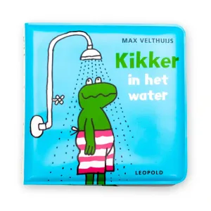 Kikker in het water badboekje