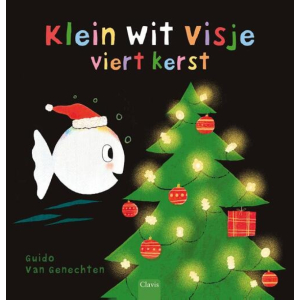 Klein wit visje viert kerst