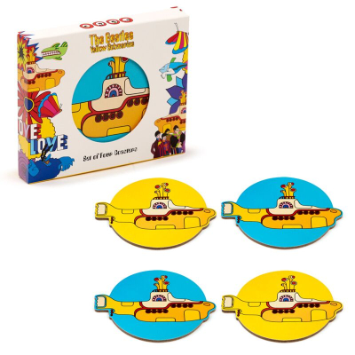 Sous-verres The Beatles Yellow Submarine – Set de 4