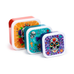 Set van 3 Lunch Boxen – Dia de los Muertos