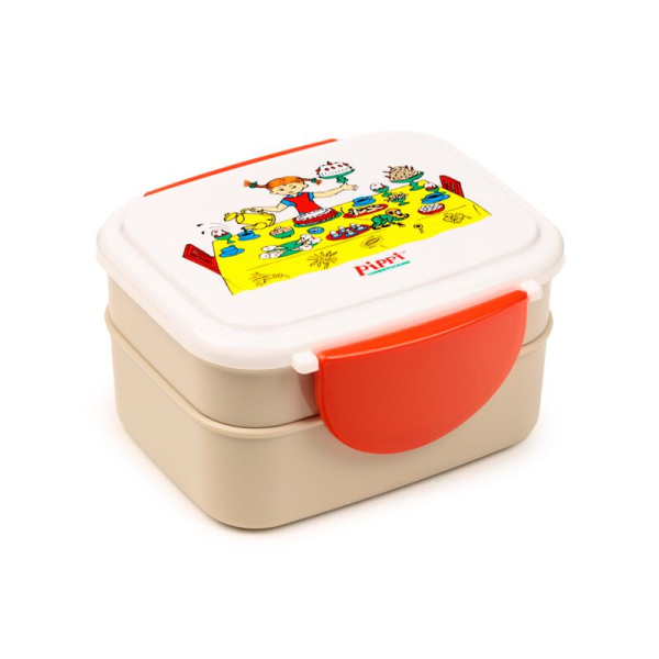 Pippi Langkous Bento Box Lunchtrommel met bestek