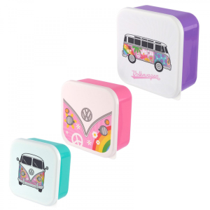 Volkswagen VW Bus T1 “Summer Love” set van 3 lunchboxen (M/L/XL)