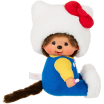 Monchhichi x Hello Kitty – Seated Plush Doll (20 cm)
