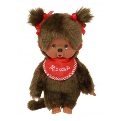 Monchhichi Fille Brun 20 cm