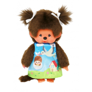 Monchhichi Meisje Ooievaar 20 cm