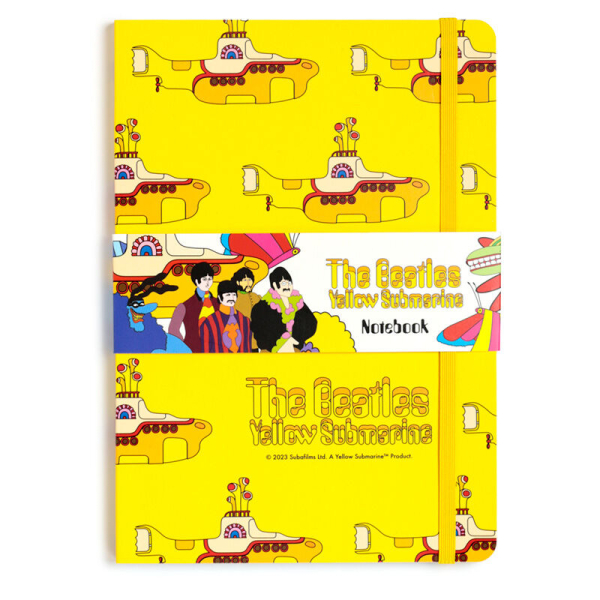 Carnet A5 The Beatles Yellow Submarine – Papier Recyclé Ligné