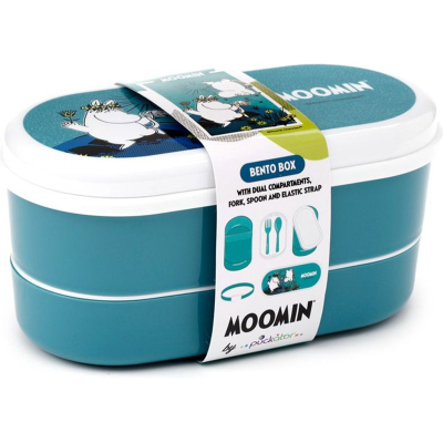 Moomin Bento Lunch Box with Cutlery