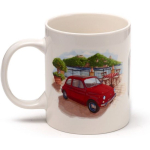 mug Fiat 500 Rétro Rome Riviera & Colisée