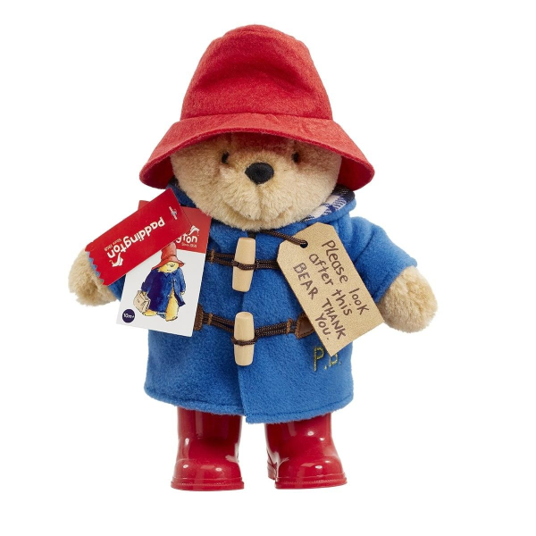 Klassieke beer Paddington met rubberlaarzen knuffel24.5 cm