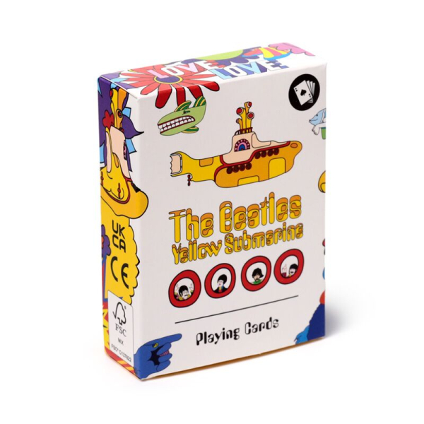 The Beatles Yellow Submarine speelkaarten – 52 kaarten + 2 jokers
