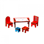 Fifi Brindacier – Ensemble de meubles en bois n°1