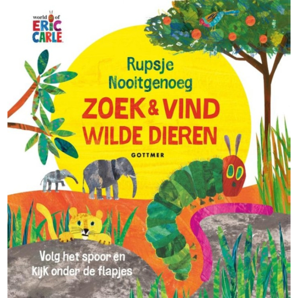 Rupsje Nooitgenoeg zoek en vind - Wilde dieren (Nederlandstalige versie)