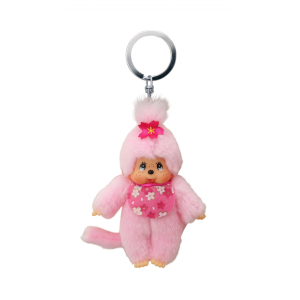 Monchhichi Meisje Cherry Sleutelhanger 10 cm