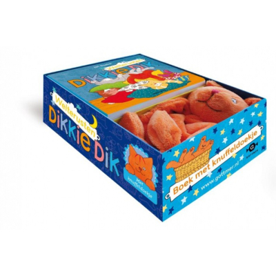 Coffret cadeau Goodnight Dikkie Dik ! avec doudou VERSION NEERLANDAISE