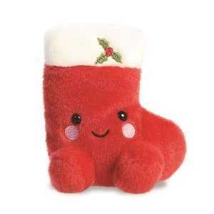 Palm Pals knuffel Holly Kerstsok 13 cm