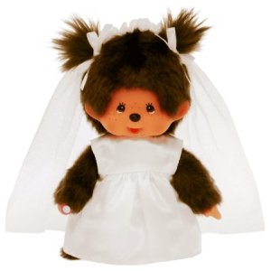 Monchhichi Fille mariée 20 cm