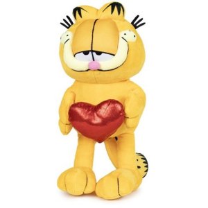 Garfield et Coeur peluche 30 cm