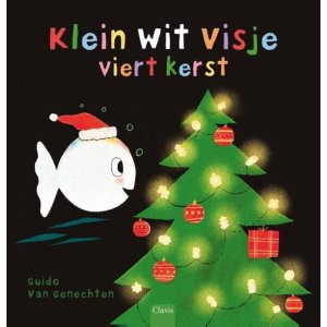 Klein wit visje viert kerst