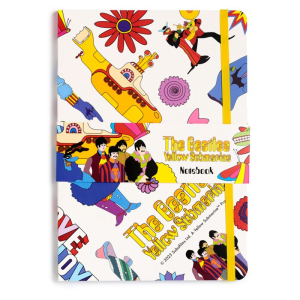 The Beatles Yellow Submarine Gerecycled A5 Notitieboekje – Gelinieerd wit