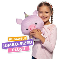Ami Amis Jumbo Oinkie the Pigicorn knitted plush toy 28 cm